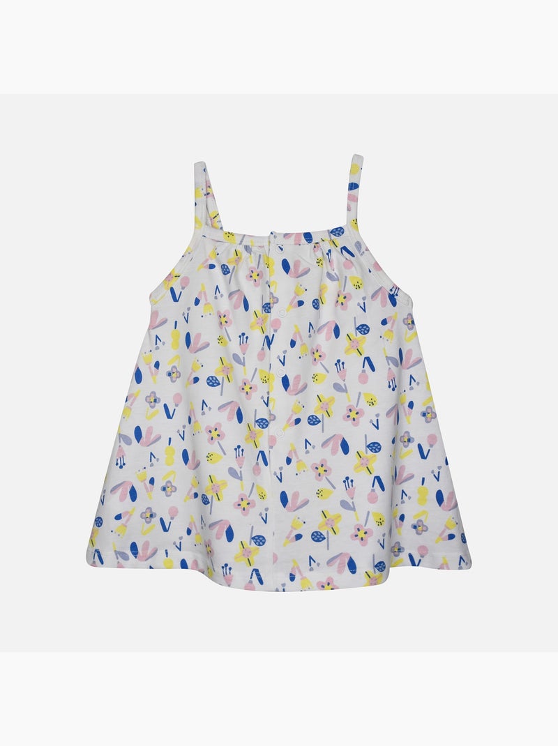 TEE SHIRT ROBE GROSEILLE BEBE Blanc - Kiabi