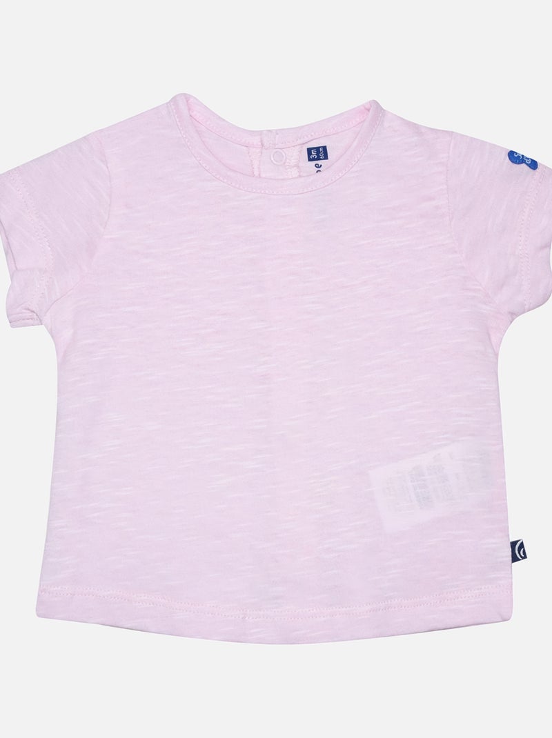 TEE SHIRT ROBE GROSEILLE BEBE Blanc - Kiabi