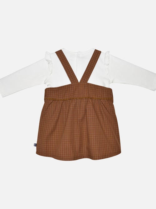 TEE SHIRT ROBE IDALINE TISSE TEINT BEBE - Kiabi