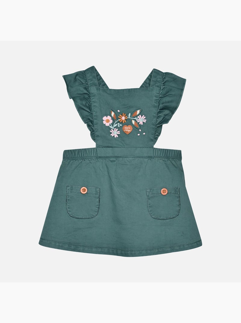 TEE SHIRT ROBE INDIRA TWILL BEBE Vert - Kiabi