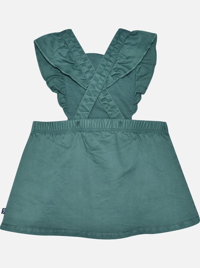 TEE SHIRT ROBE INDIRA TWILL BEBE Vert - Kiabi