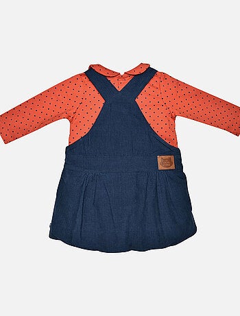 TEE SHIRT ROBE ISEULT VELOURS COTELE BEBE