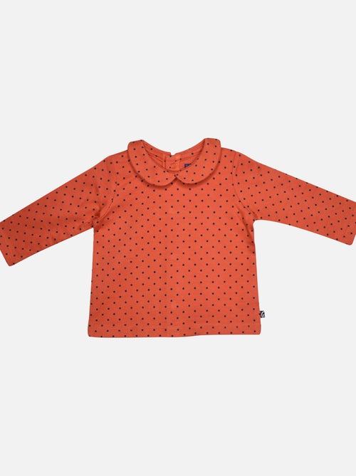 TEE SHIRT ROBE ISEULT VELOURS COTELE BEBE - Kiabi