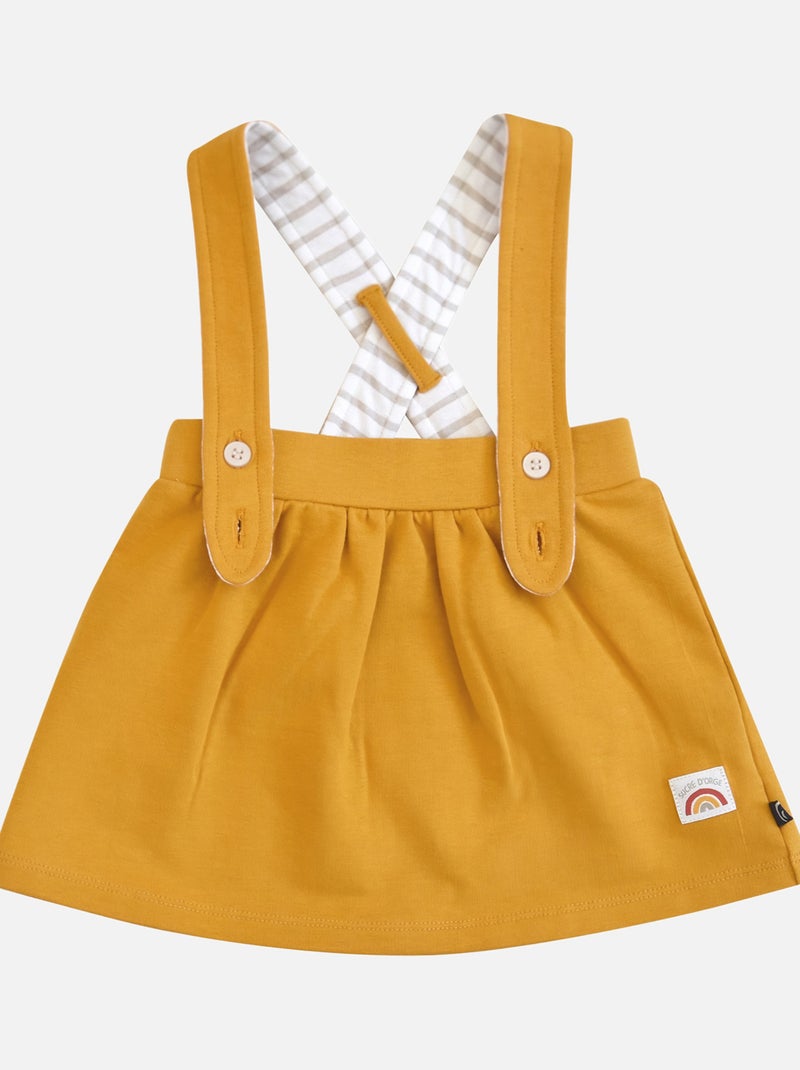 TEE SHIRT ROBE MOLLETON ELEANOR Jaune - Kiabi
