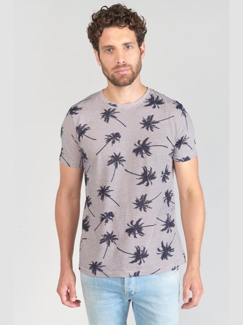 Tee-Shirt ROBLES 'Le Temps Des Cerises' Rose - Kiabi