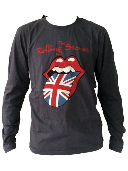 Tee-shirt Rolling Stones à manches longues taille L - Kiabi