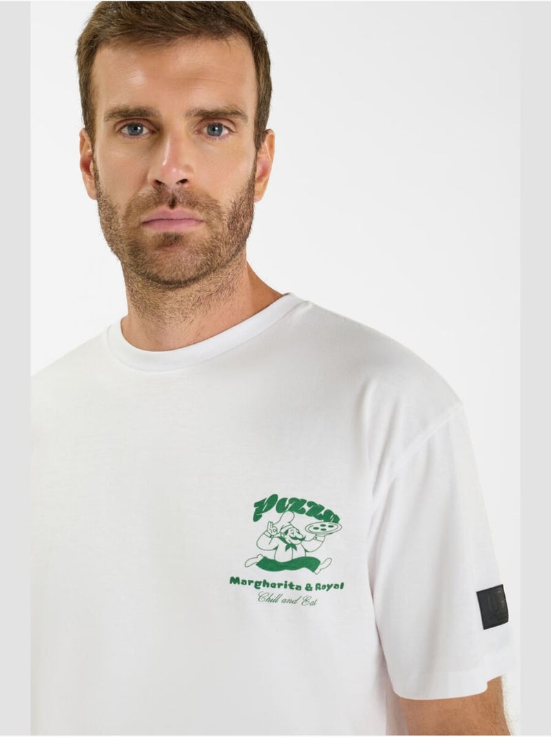 Tee-Shirt ROME 'Le Temps Des Cerises' Blanc - Kiabi