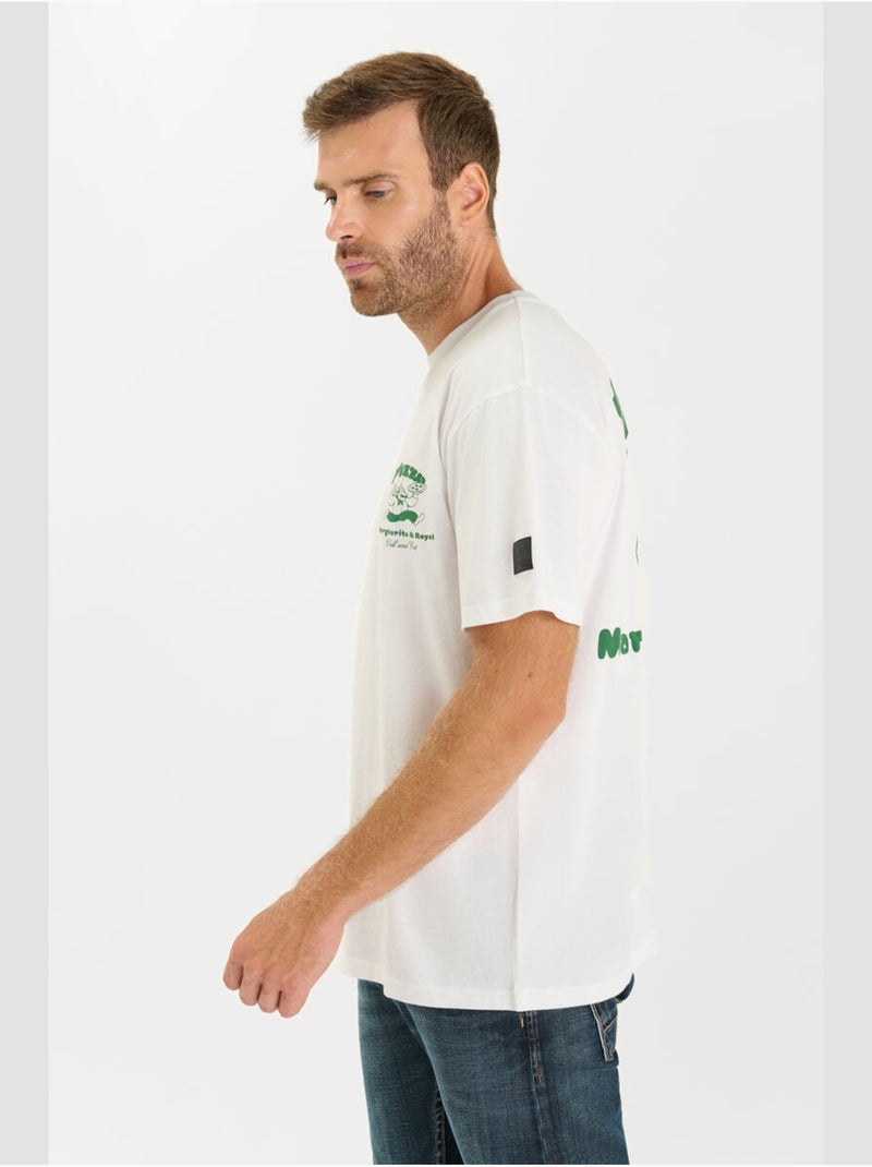 Tee-Shirt ROME 'Le Temps Des Cerises' Blanc - Kiabi