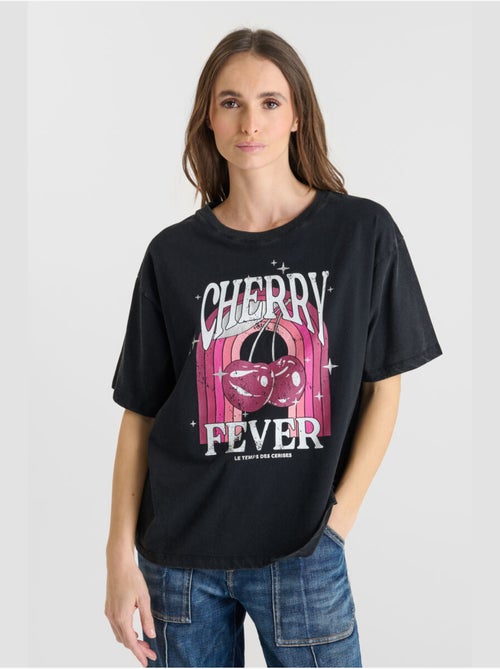 Tee-Shirt ROSALIA 'Le Temps Des Cerises' - Kiabi