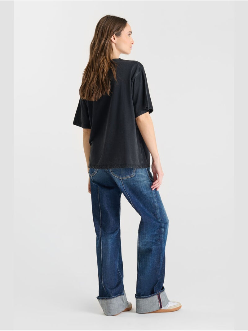Tee-Shirt ROSALIA 'Le Temps Des Cerises' Noir - Kiabi