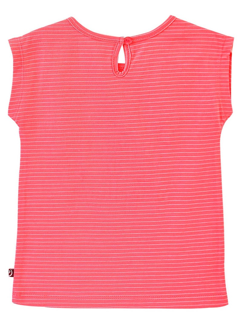 TEE SHIRT ROSE CATHEL Blanc - Kiabi