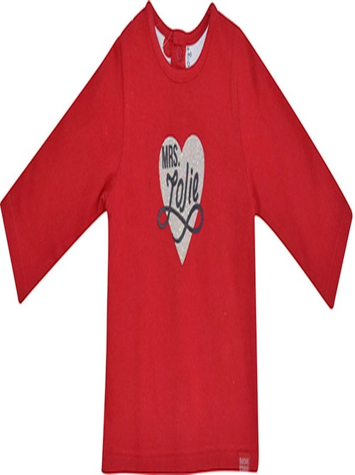 TEE SHIRT ROUGE MANCHES LONGUES - Kiabi