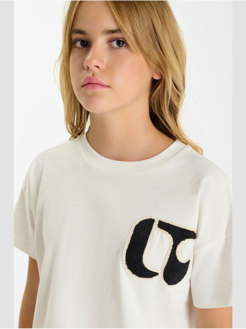 Tee-Shirt RUNAGI 'Le Temps Des Cerises' Blanc - Kiabi