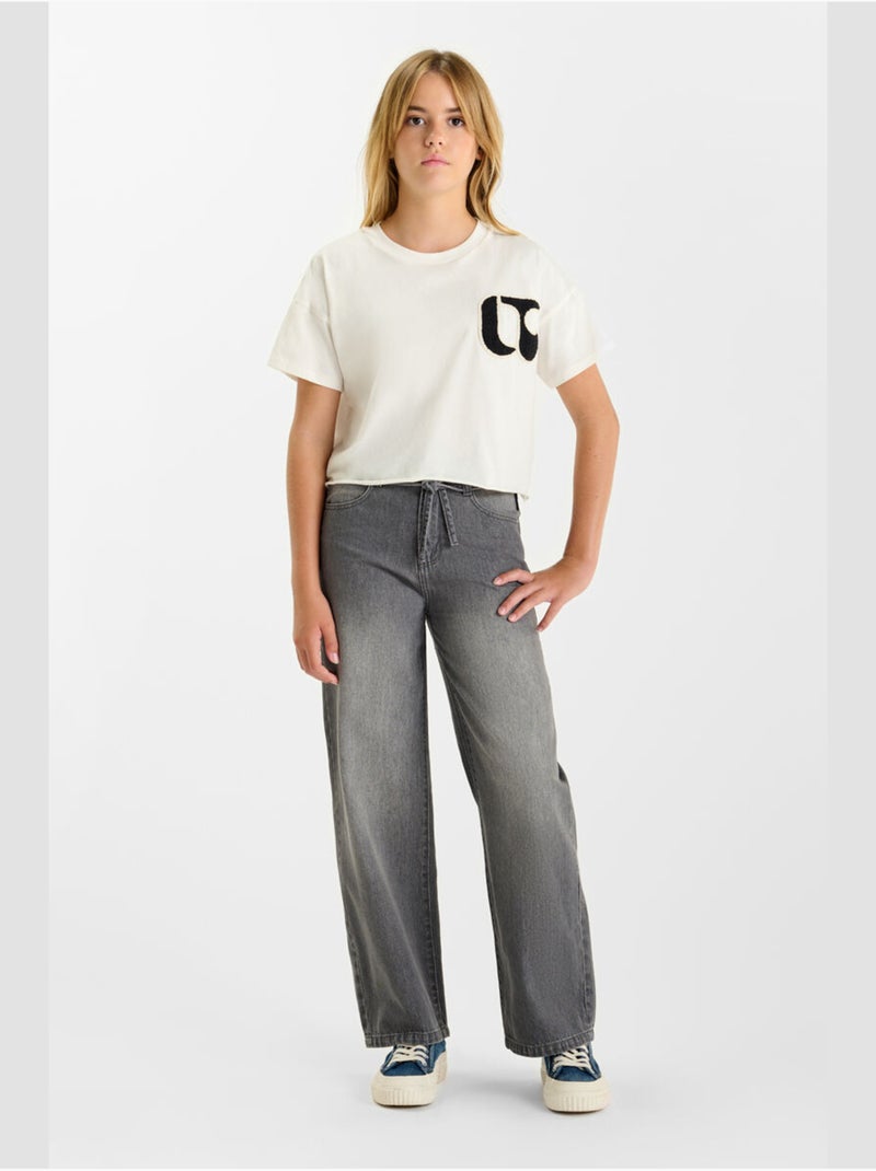 Tee-Shirt RUNAGI 'Le Temps Des Cerises' Blanc - Kiabi