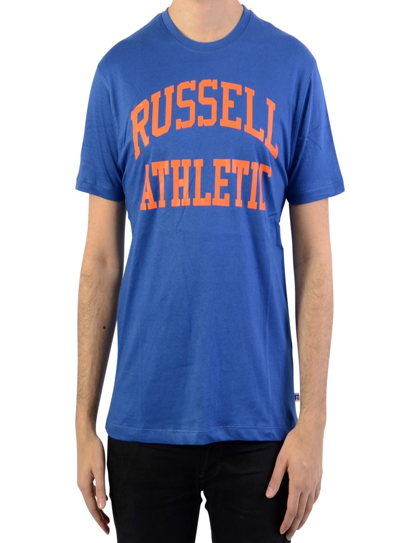 Tee-Shirt Russell Athletic Iconic S S Tee Bleu - Kiabi