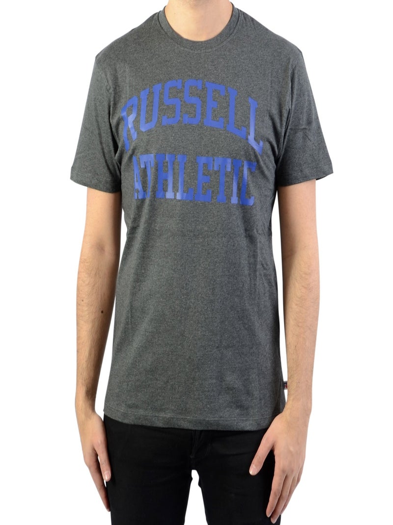 Tee-Shirt Russell Athletic Iconic S S Tee Gris - Kiabi