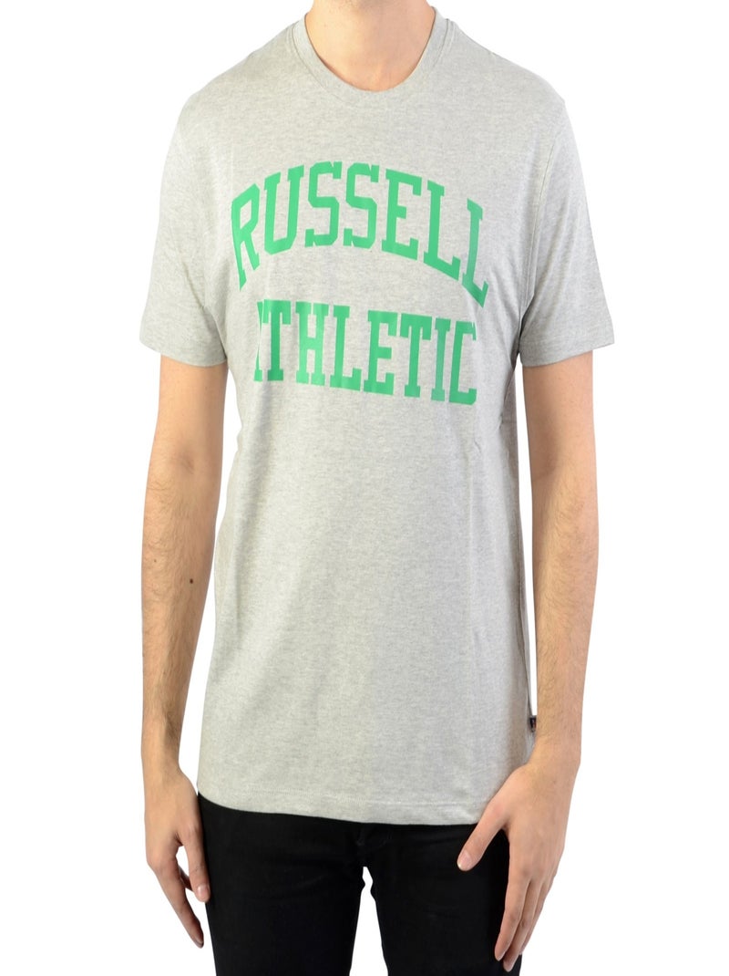 Tee-Shirt Russell Athletic Iconic S S Tee Gris - Kiabi