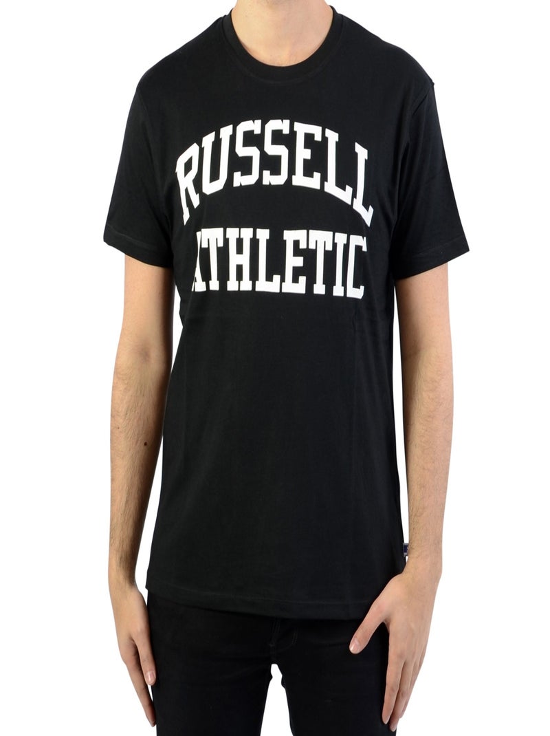 Tee-Shirt Russell Athletic Iconic S S Tee Noir - Kiabi