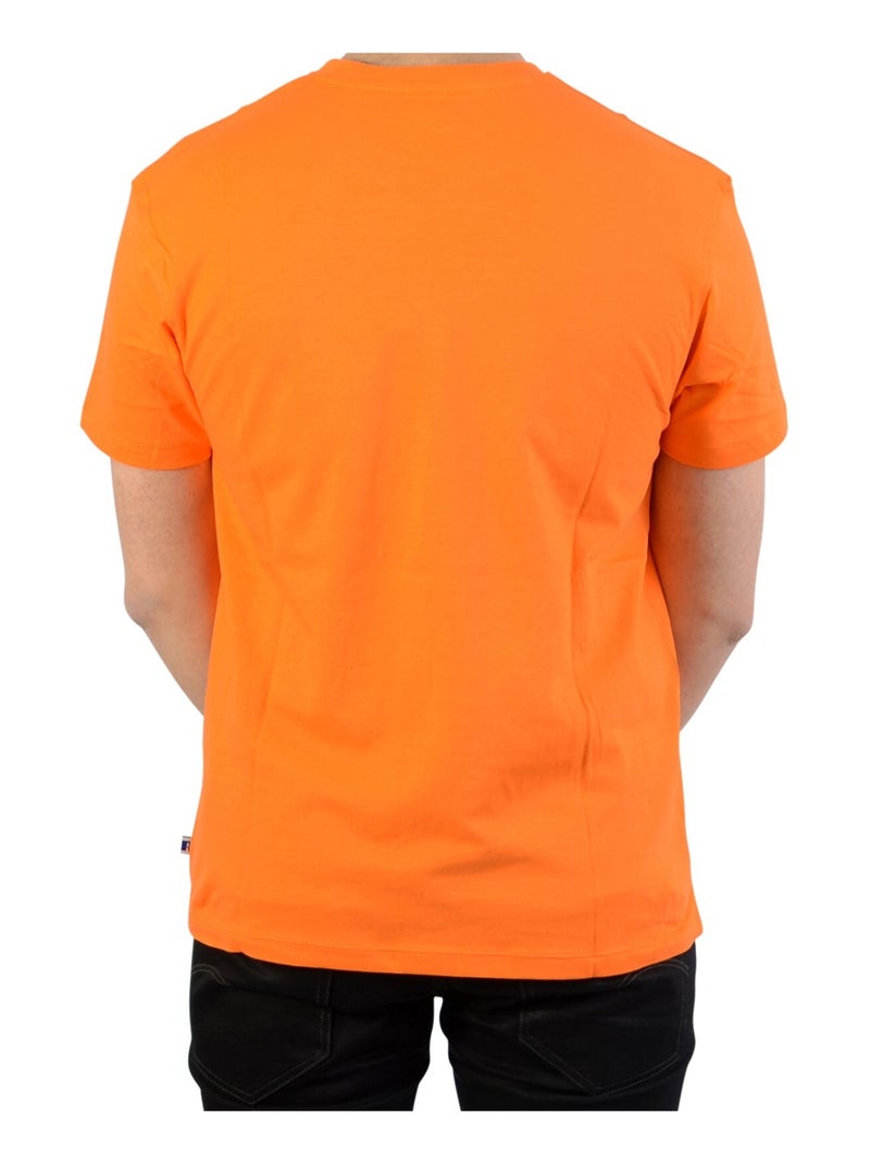 Tee-Shirt Russell Athletic Iconic S S Tee Orange - Kiabi