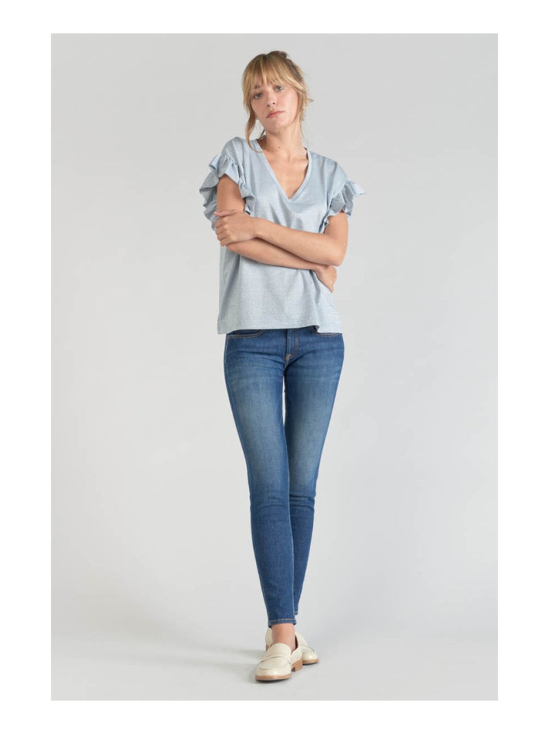 Tee-Shirt RYLS 'Le Temps Des Cerises' Gris - Kiabi