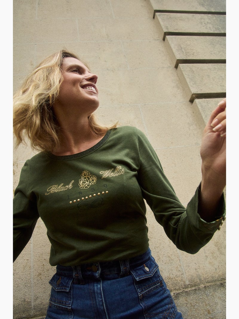 TEE-SHIRT S HERITAGE Vert - Kiabi