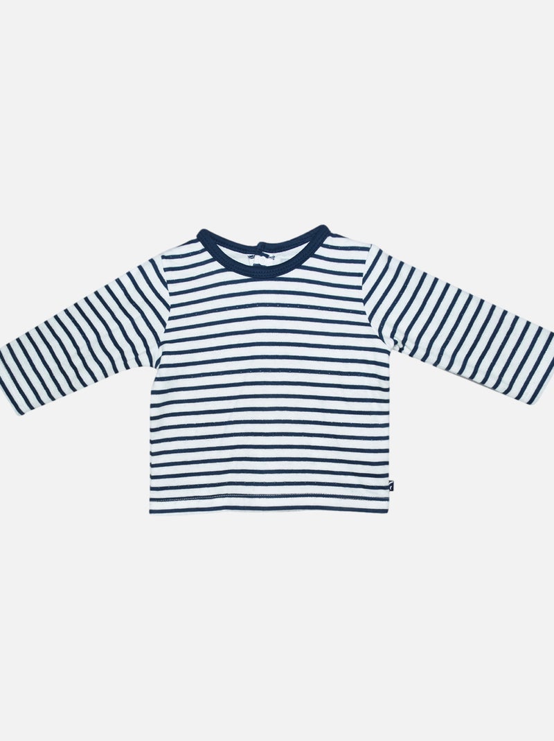 TEE SHIRT SALOPETTE BEBE FILIP Marron - Kiabi