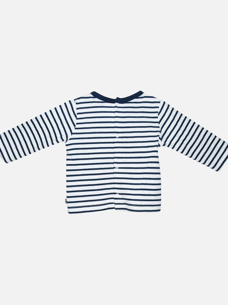 TEE SHIRT SALOPETTE BEBE FILIP Marron - Kiabi