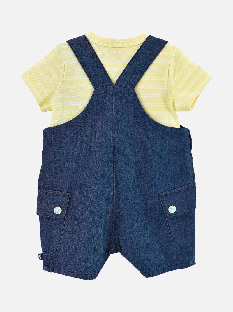 TEE SHIRT SALOPETTE CALVIN Bleu - Kiabi