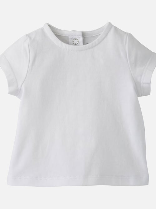 TEE SHIRT + SALOPETTE COURTE ADELAIDE - Kiabi TEE SHIRT + SALOPETTE COURTE ADELAIDE - Kiabi