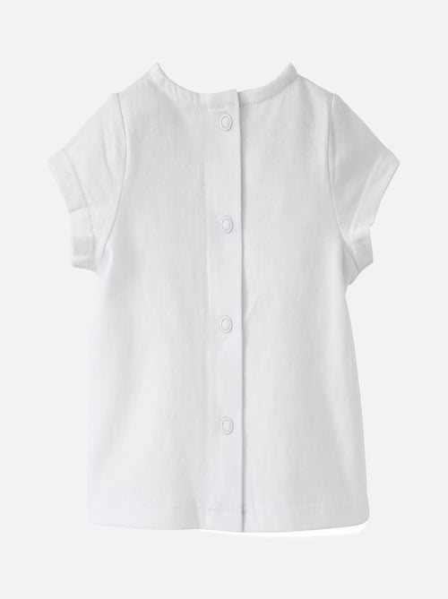 TEE SHIRT + SALOPETTE COURTE ADELAIDE - Kiabi TEE SHIRT + SALOPETTE COURTE ADELAIDE - Kiabi