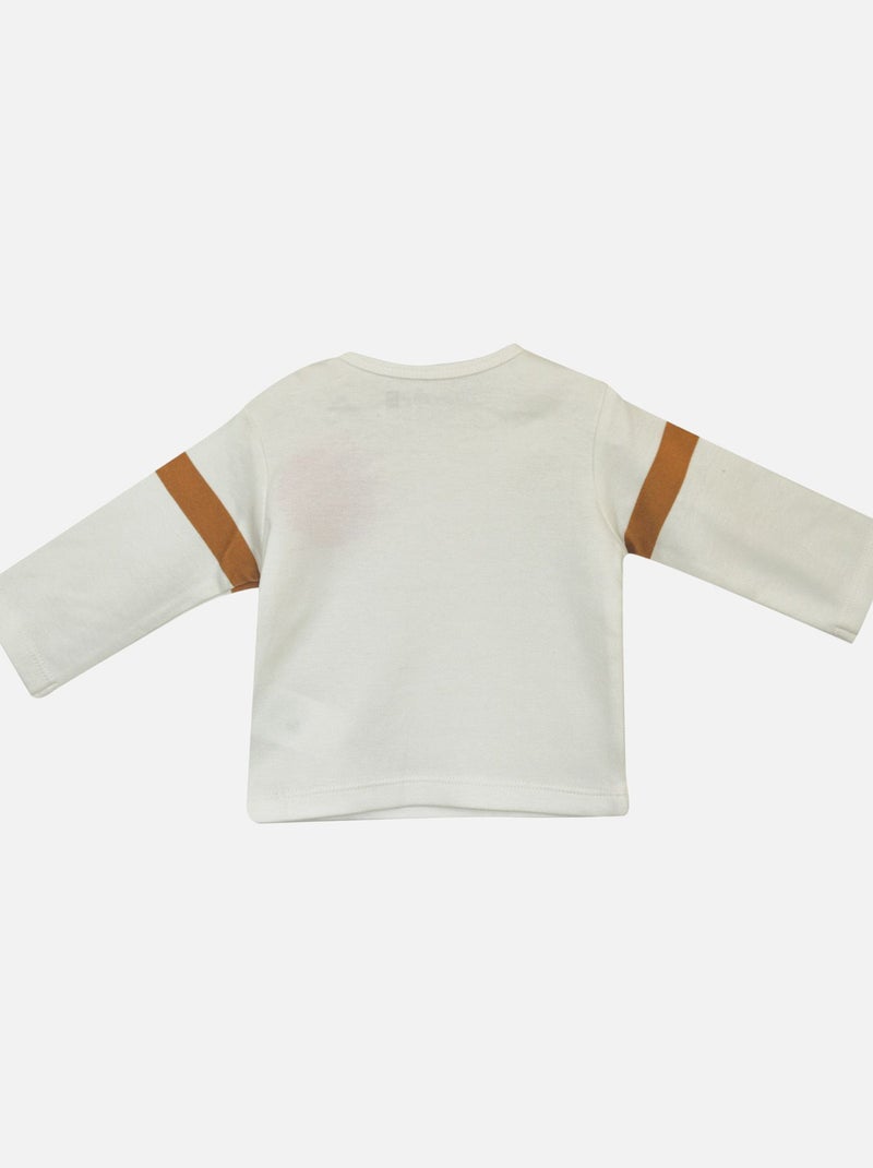 TEE SHIRT SALOPETTE DONATIEN Beige - Kiabi