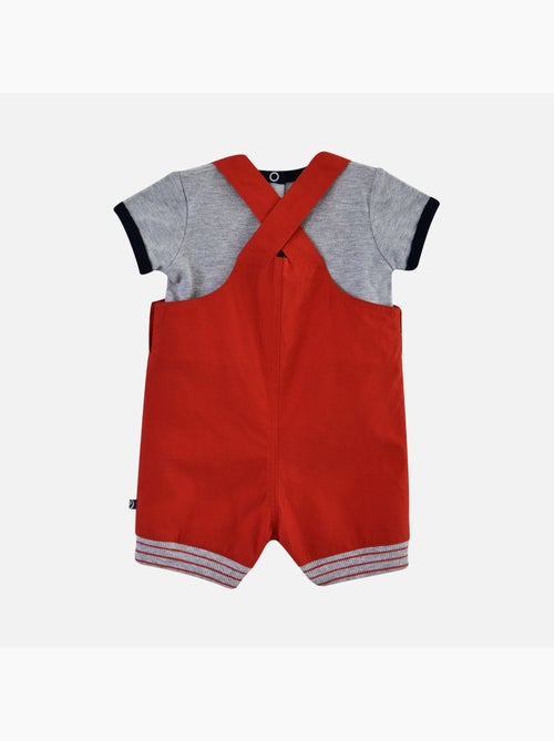 TEE SHIRT SALOPETTE ELOI POPELINE BEBE - Kiabi