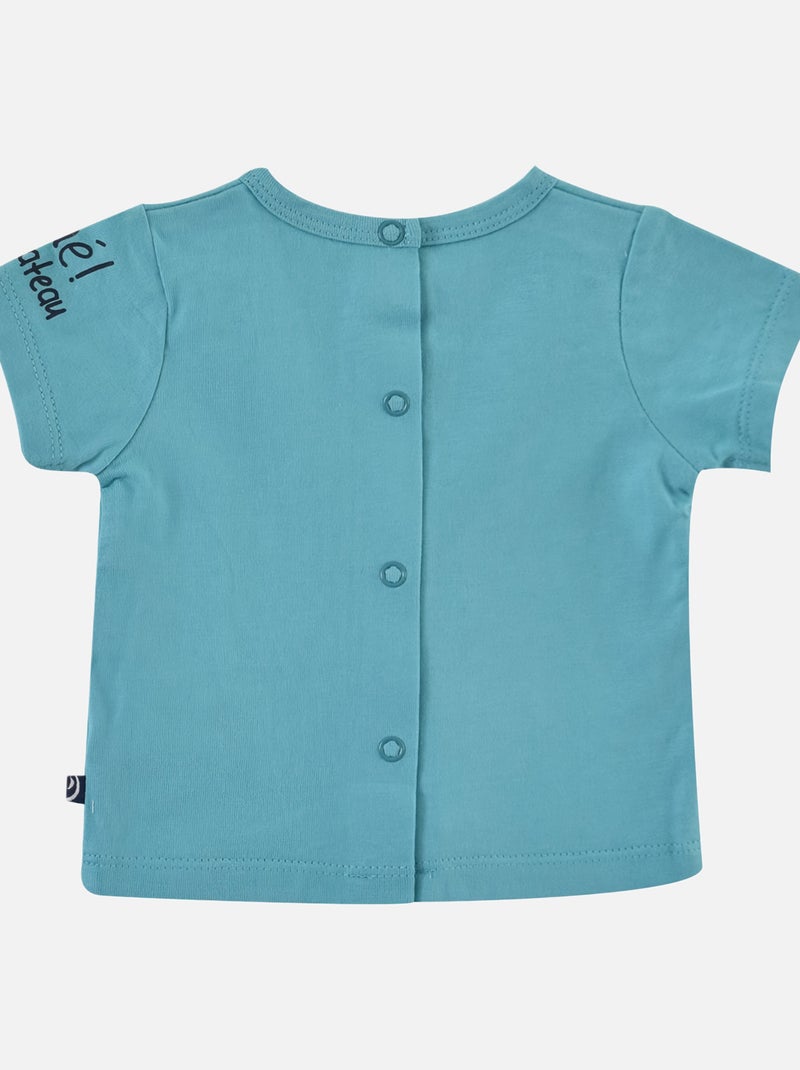 TEE SHIRT SALOPETTE EROS MAILLE NAISSANCE Gris - Kiabi