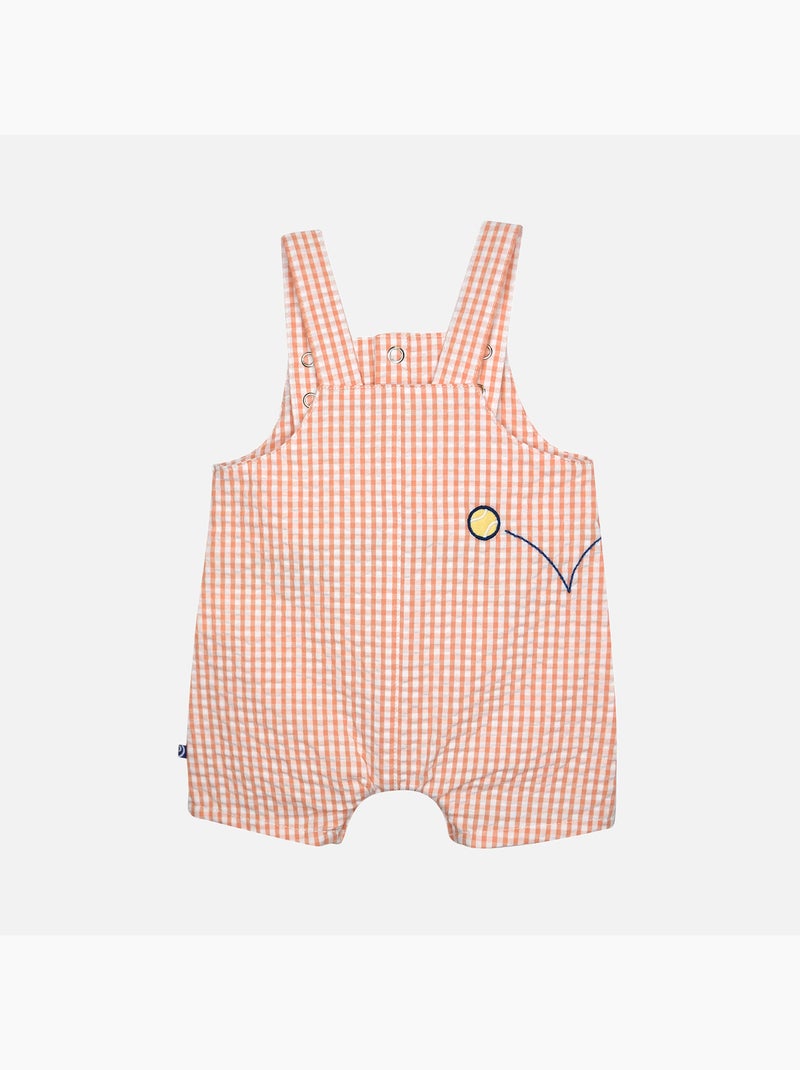 TEE SHIRT SALOPETTE GEOFFROY COURT NAISSANCE Orange - Kiabi