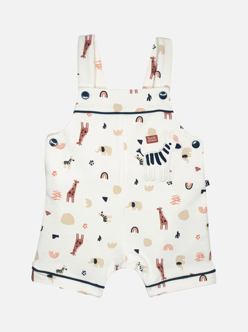 TEE SHIRT SALOPETTE GEORGES MAILLE COURT NAISSANCE - Kiabi