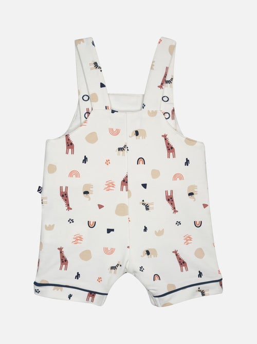 TEE SHIRT SALOPETTE GEORGES MAILLE COURT NAISSANCE - Kiabi