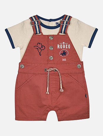 TEE SHIRT SALOPETTE GEREMY TWILL COURT BEBE