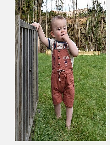 TEE SHIRT SALOPETTE GEREMY TWILL COURT BEBE