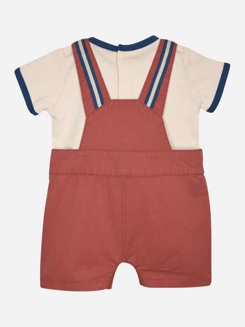 TEE SHIRT SALOPETTE GEREMY TWILL COURT BEBE - Kiabi