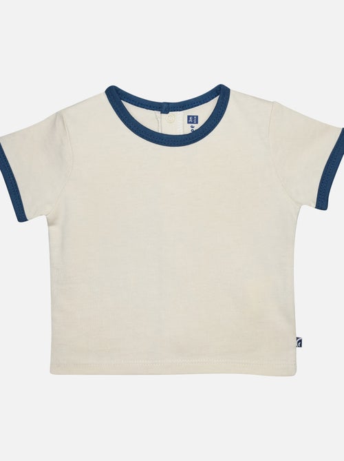 TEE SHIRT SALOPETTE GEREMY TWILL COURT BEBE - Kiabi