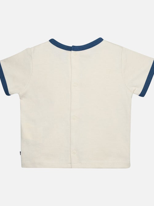 TEE SHIRT SALOPETTE GEREMY TWILL COURT BEBE - Kiabi