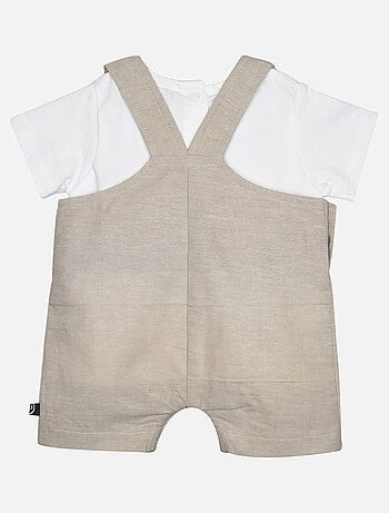 TEE SHIRT SALOPETTE GINGEMBRE COURT NAISSANCE