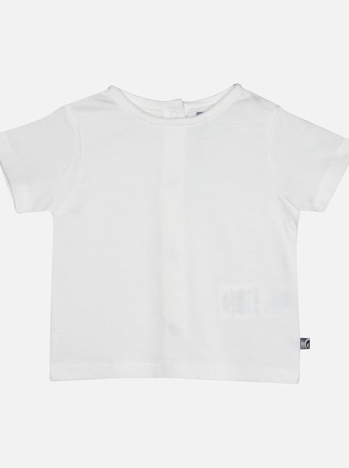 TEE SHIRT SALOPETTE GINGEMBRE COURT NAISSANCE - Kiabi TEE SHIRT SALOPETTE GINGEMBRE COURT NAISSANCE - Kiabi