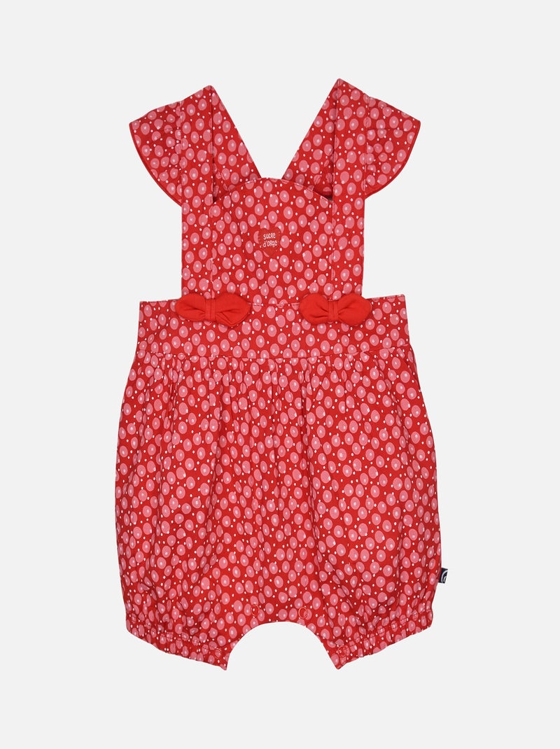 TEE SHIRT SALOPETTE GRAZIELLA COURT NAISSANCE Rouge - Kiabi