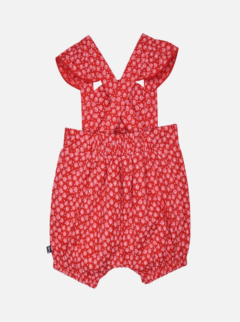 TEE SHIRT SALOPETTE GRAZIELLA COURT NAISSANCE Rouge - Kiabi