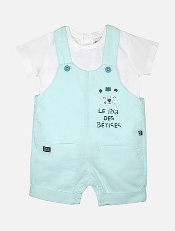 TEE SHIRT SALOPETTE GRIGOR TWILL COURT BEBE