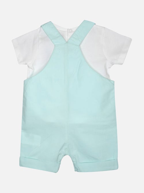TEE SHIRT SALOPETTE GRIGOR TWILL COURT BEBE - Kiabi