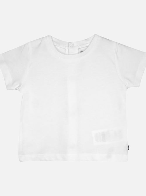 TEE SHIRT SALOPETTE GRIGOR TWILL COURT BEBE - Kiabi
