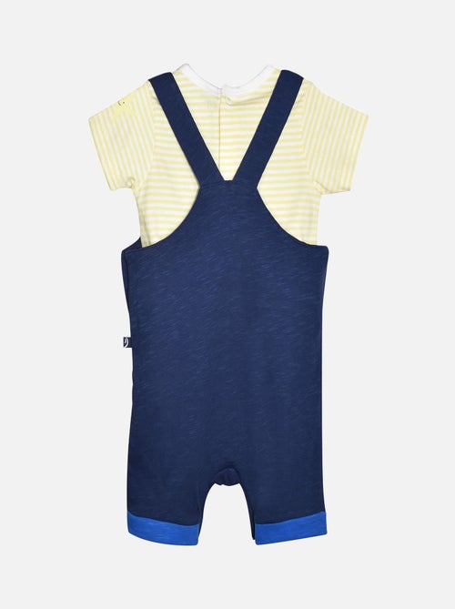 TEE SHIRT SALOPETTE GUEPARD COURT BEBE - Kiabi