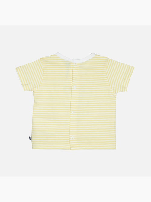 TEE SHIRT SALOPETTE GUEPARD COURT BEBE - Kiabi